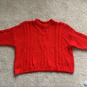 Aerie Chunky Cable Knit Sweater